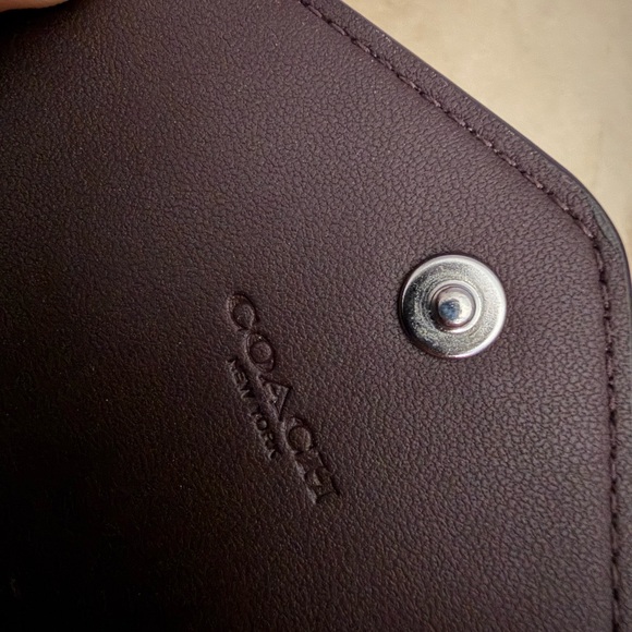 Coach Taupe Leather Wallet - Picture 4 of 5